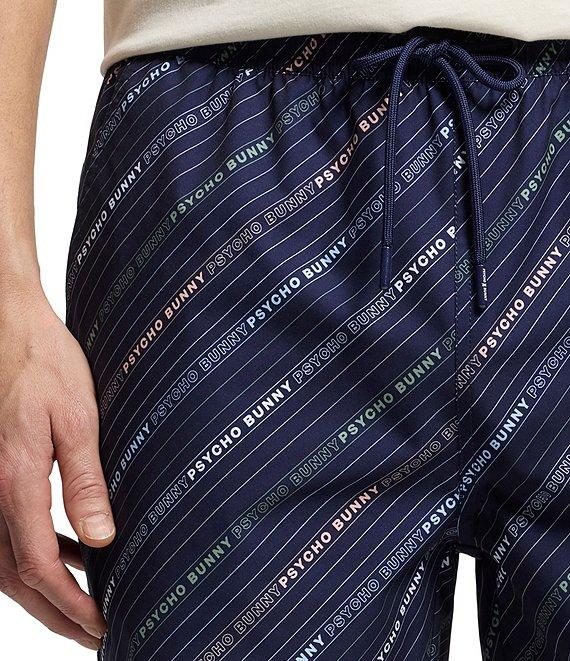 Psycho Bunny 5.75#double; Inseam Renmark Print Swim Trunks Product Image