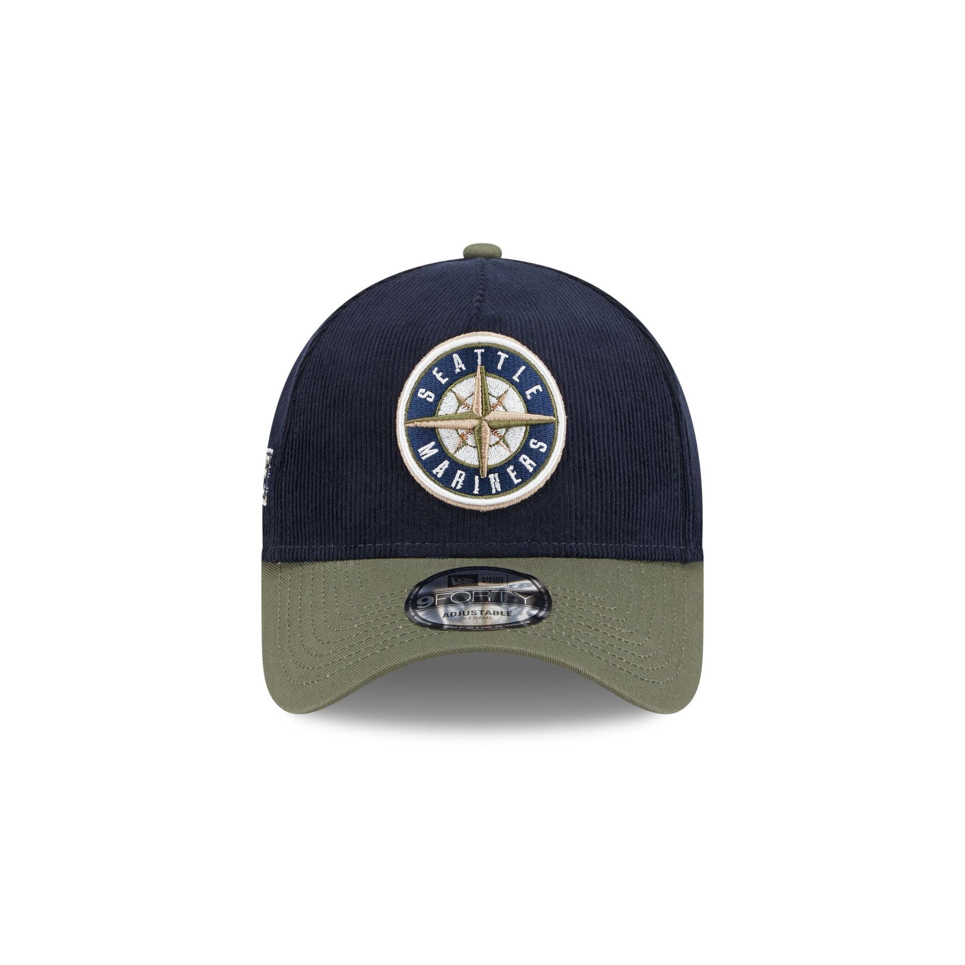 Seattle Mariners Navy 9FORTY A-Frame Snapback Hat Male Product Image