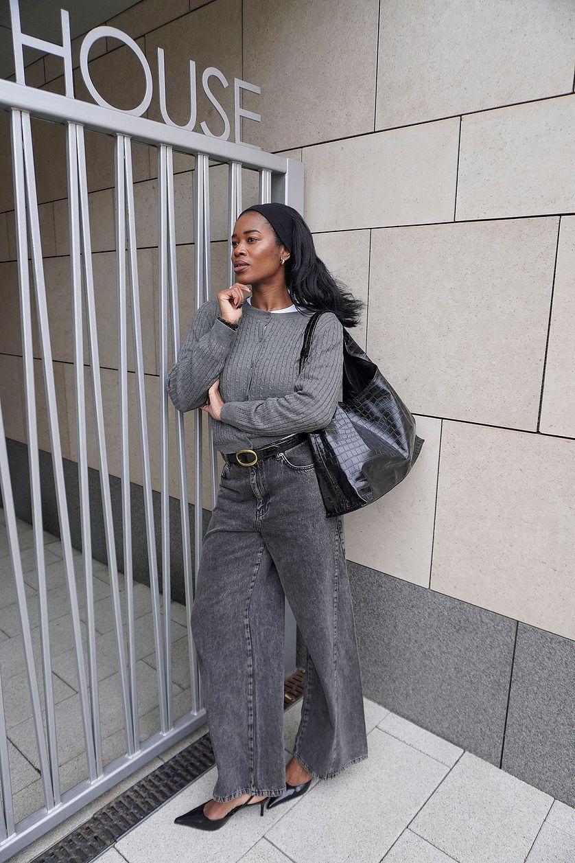 High Waist Extra Wide Leg Denim Product Image