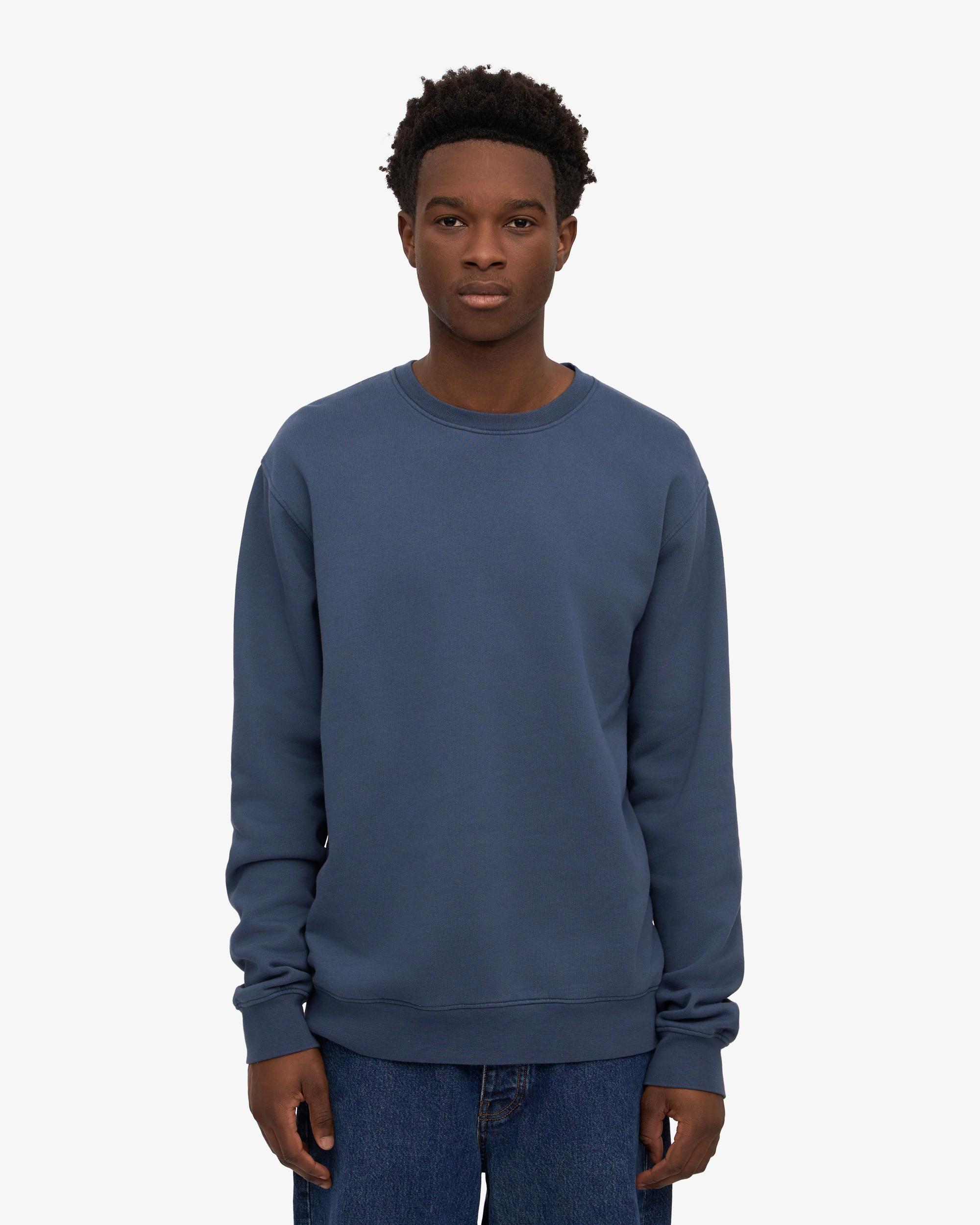 Classic Organic Crew - Navy Blue Product Image