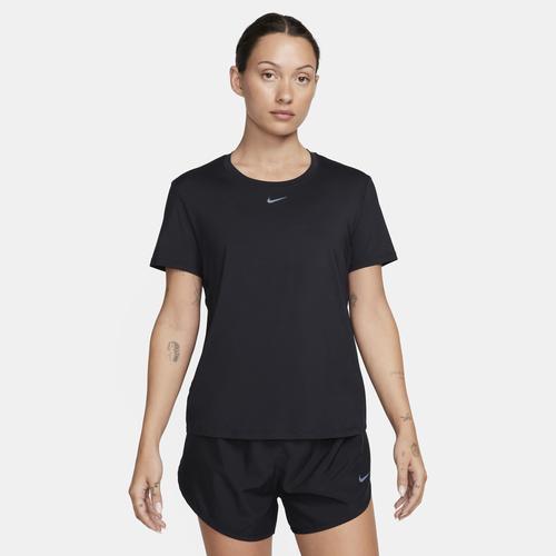 Nike Womens Nike One Classic DF SS Top - Womens Armory Navy/Black Product Image