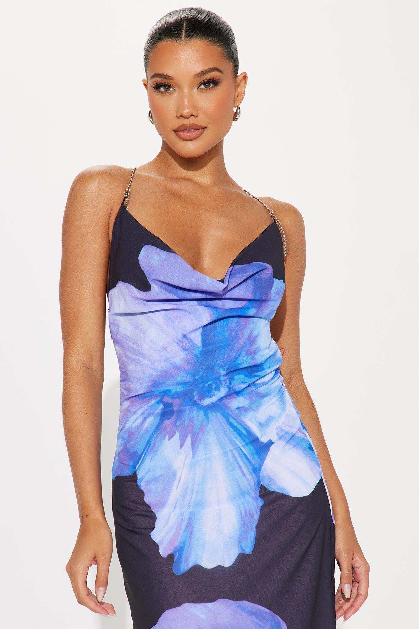 Danika Floral Maxi Dress - Black/combo Product Image