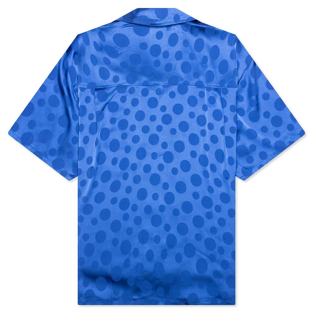 Polka Dot Camp Shirt - Blue Male Product Image