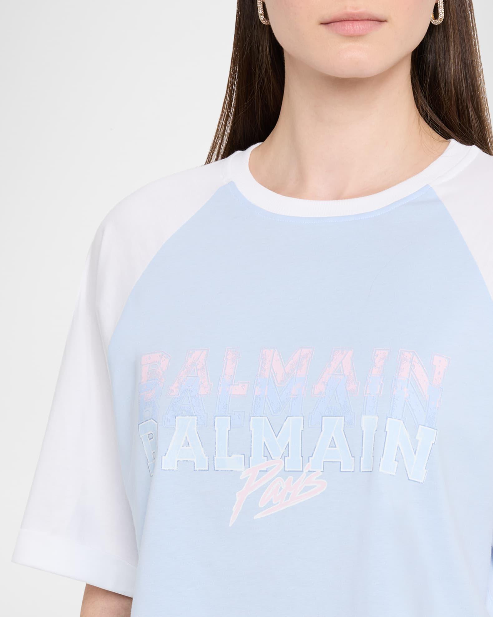 Cropped Paris Logo T-Shirt Product Image