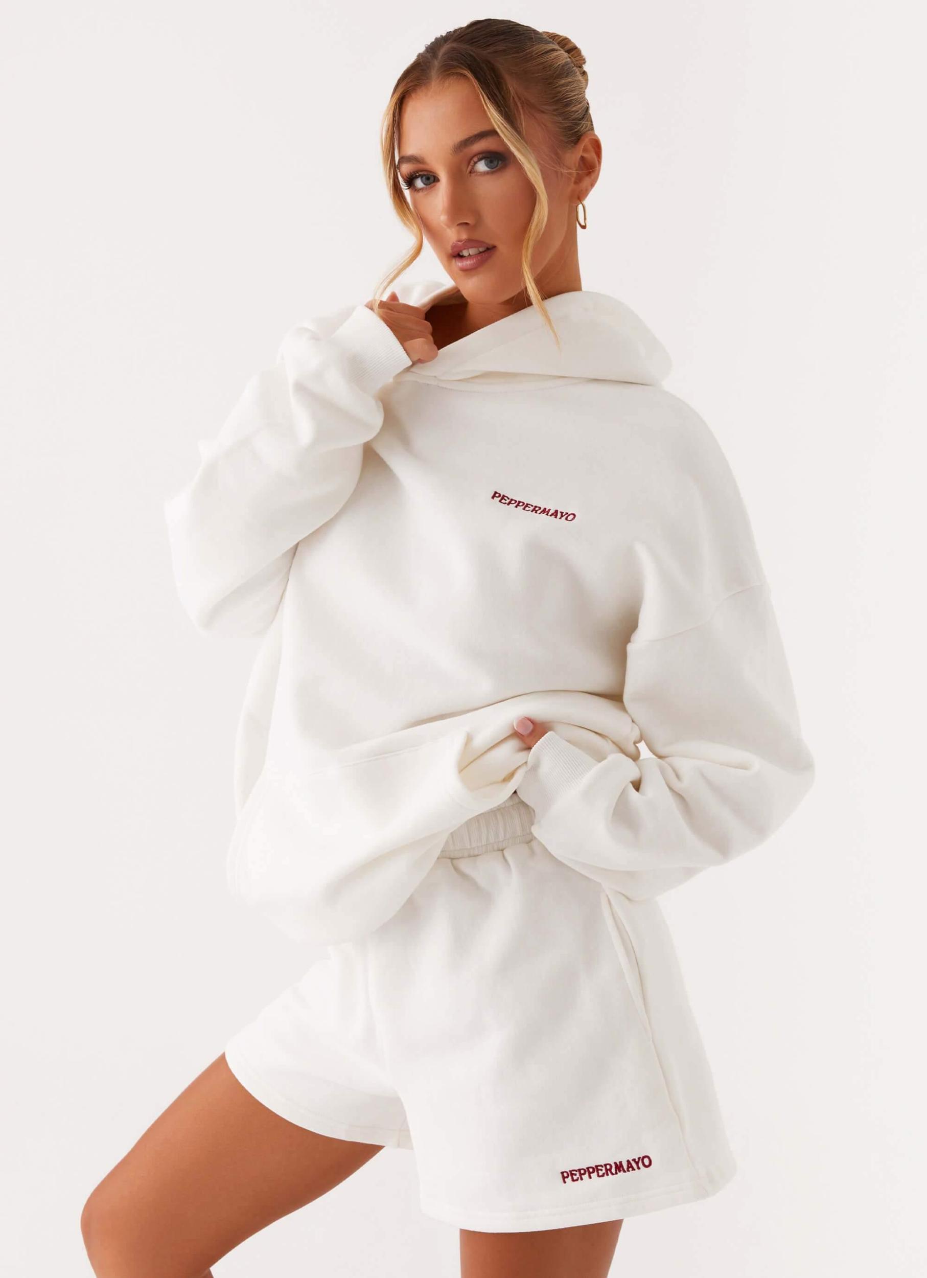 Signature Sweatshorts - Ivory Product Image