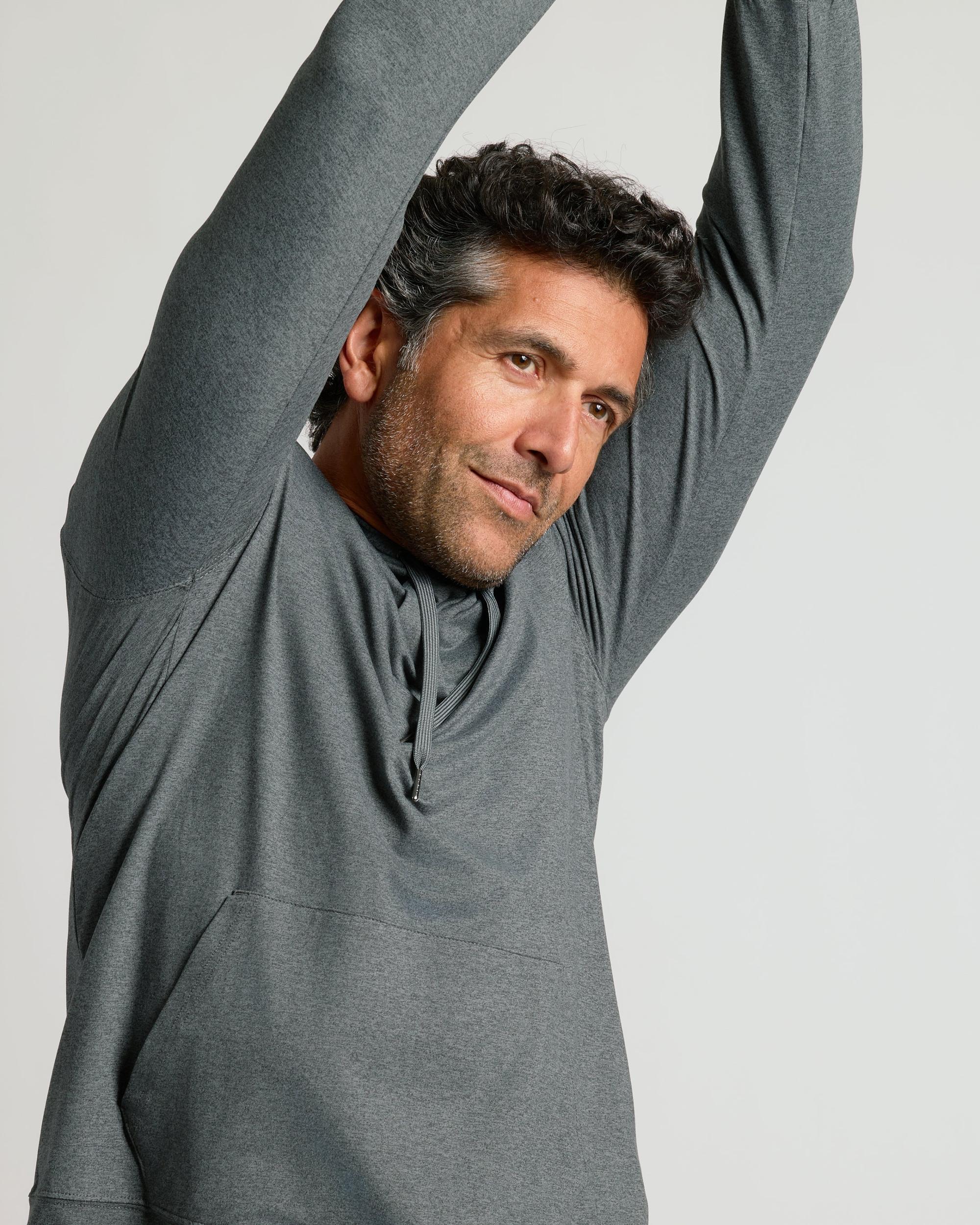 Charcoal Heather Active Comfort Pullover Hoodie Product Image