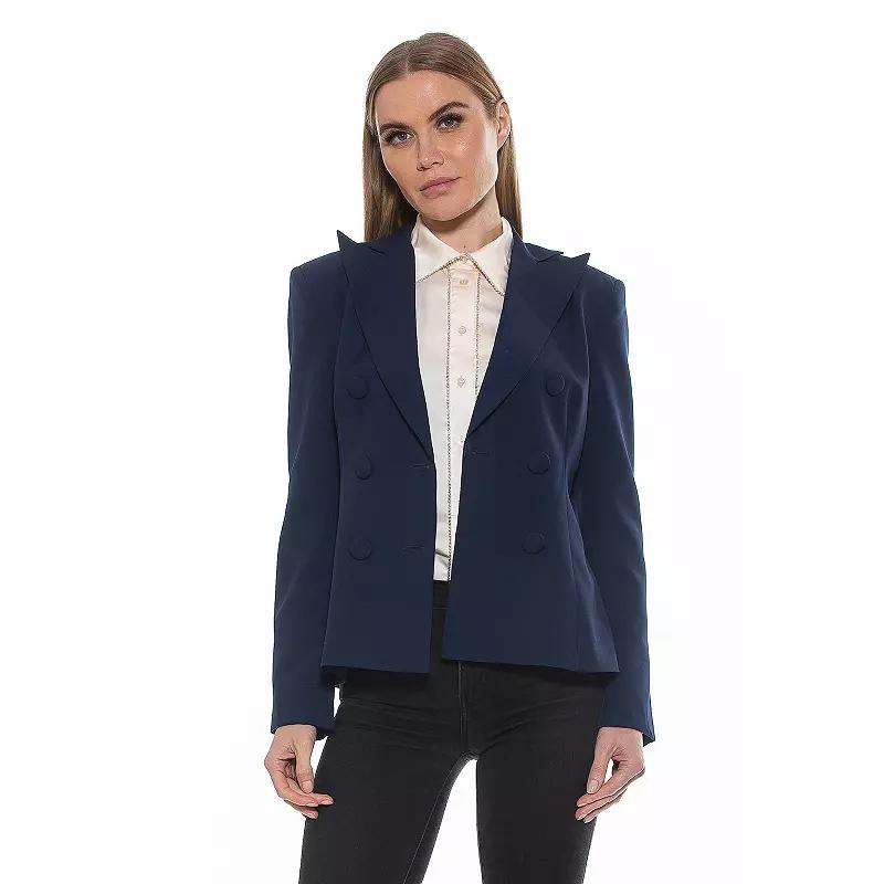 Women's ALEXIA ADMOR Lianne Classic Structured Blazer with Shoulder Pads,  Product Image