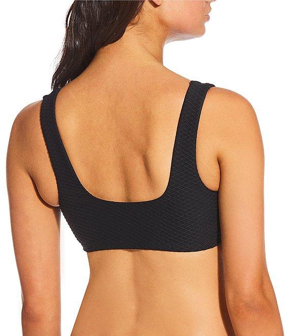 Alex Marie Diamond Textured Mid Rise Hipster Swim Bottom Product Image