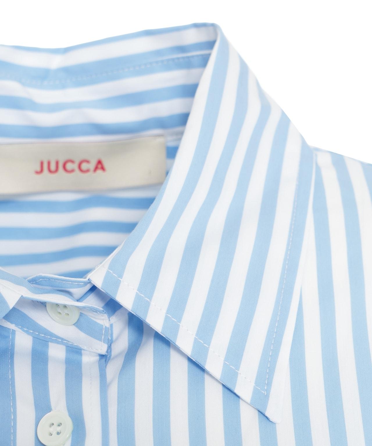 Striped shirt dress Product Image