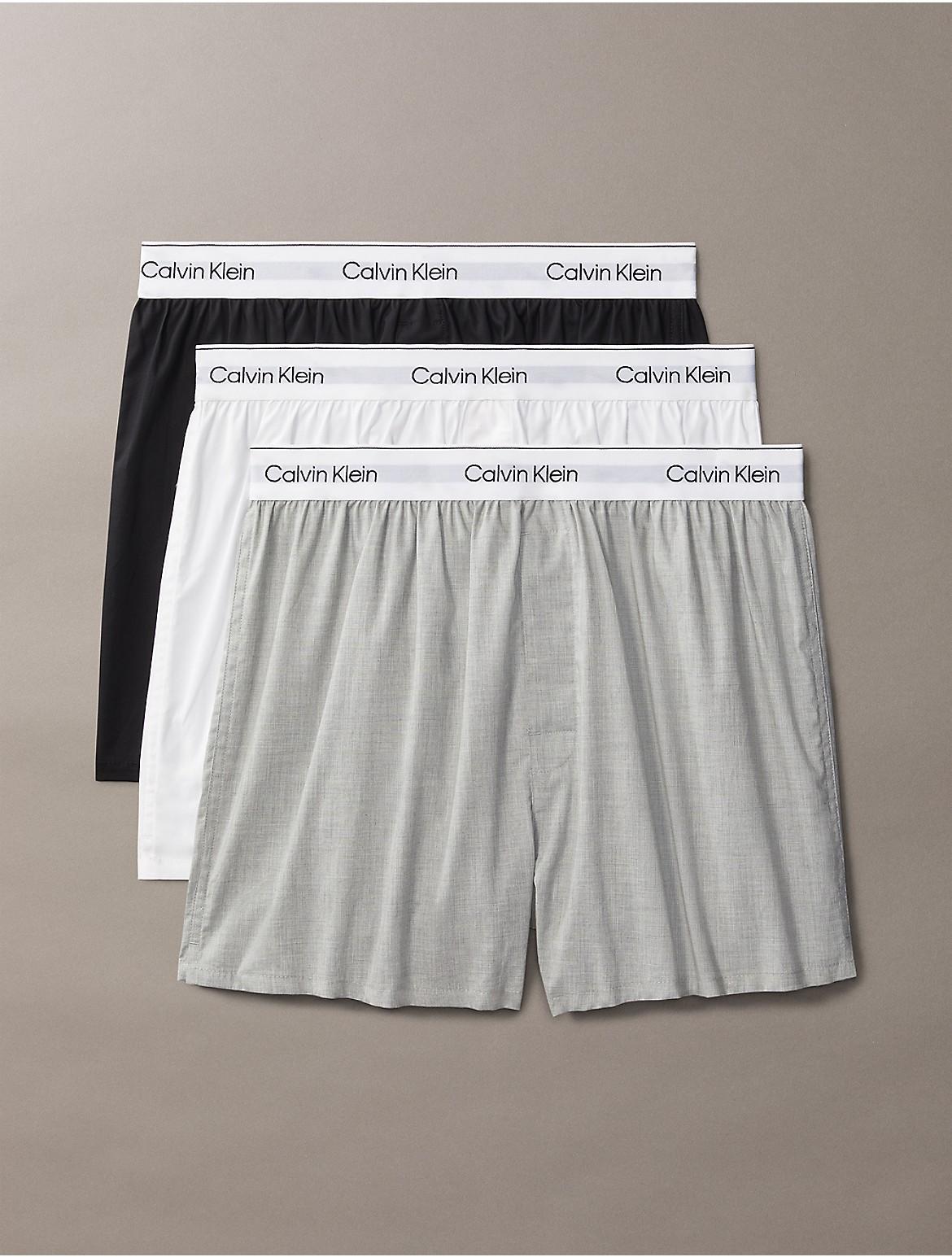 Calvin Klein Mens Icon Cotton Stretch 3-Pack Slim Boxer Product Image