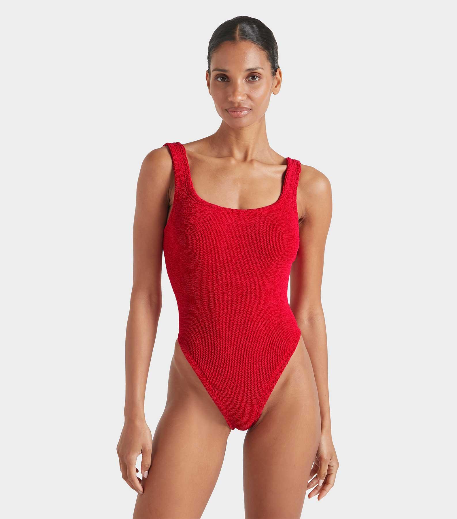 Square Neck Swim - Red Product Image