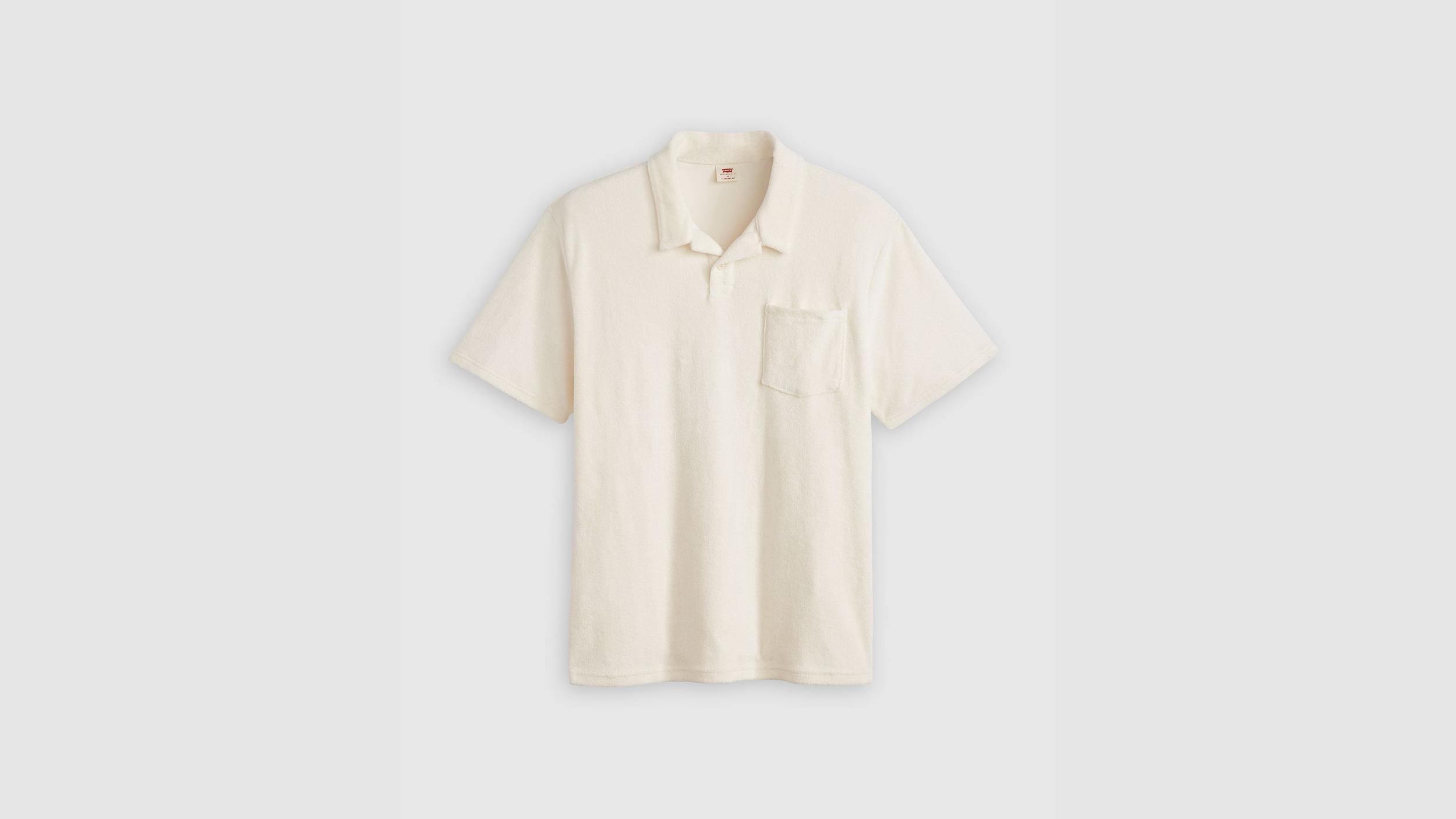 Terry Pocket Polo Shirt Product Image