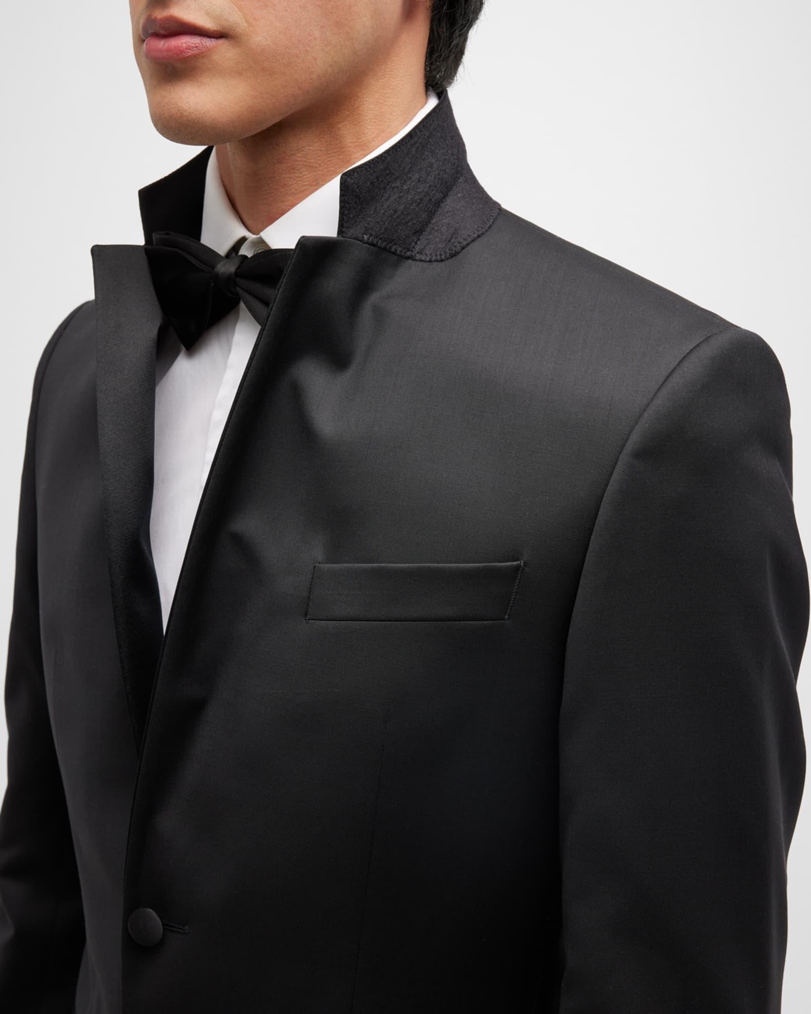 Men's Halven Gentry Satin Lapel Wool Two-Piece Tuxedo Product Image