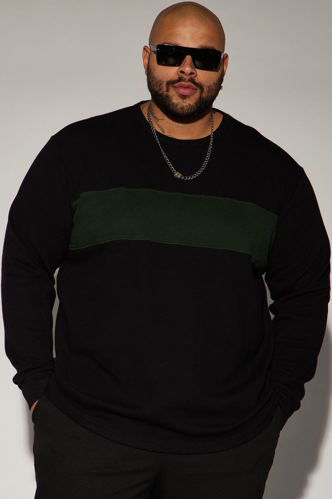 Follow Up Long Sleeve Tee - Black Product Image