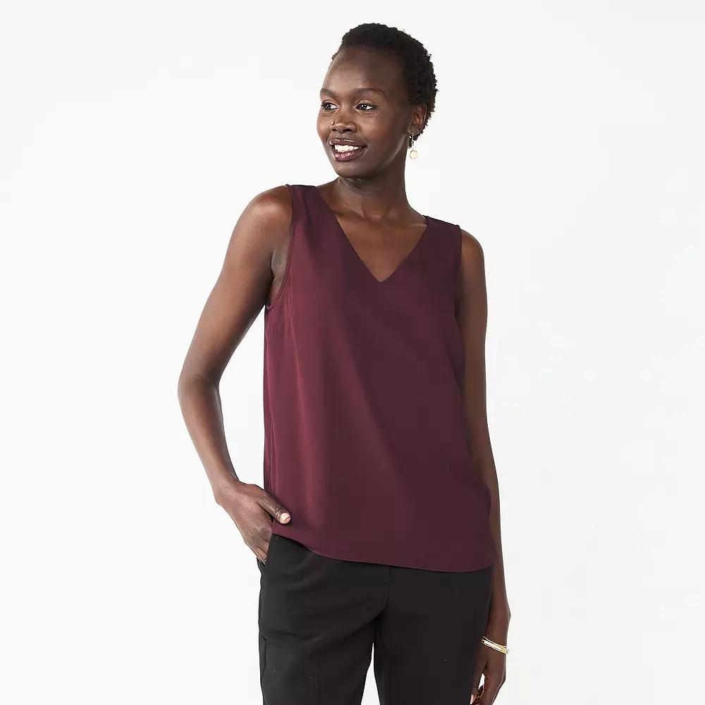 Women's Nine West V-Neck Tank Top,  Product Image