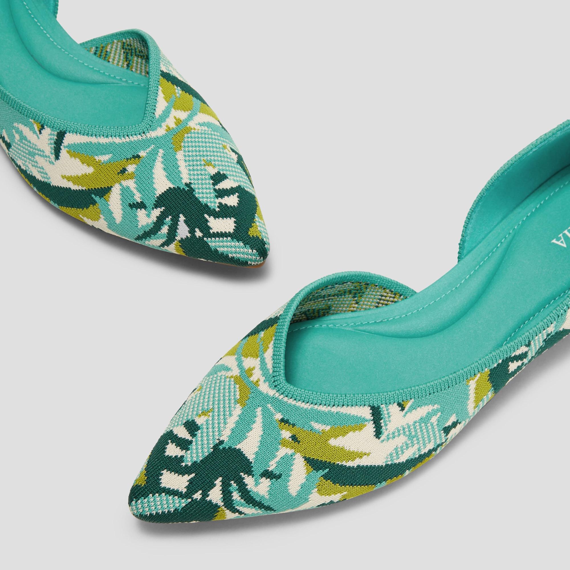 Pointed-Toe D'Orsay Flats (Melia) Product Image