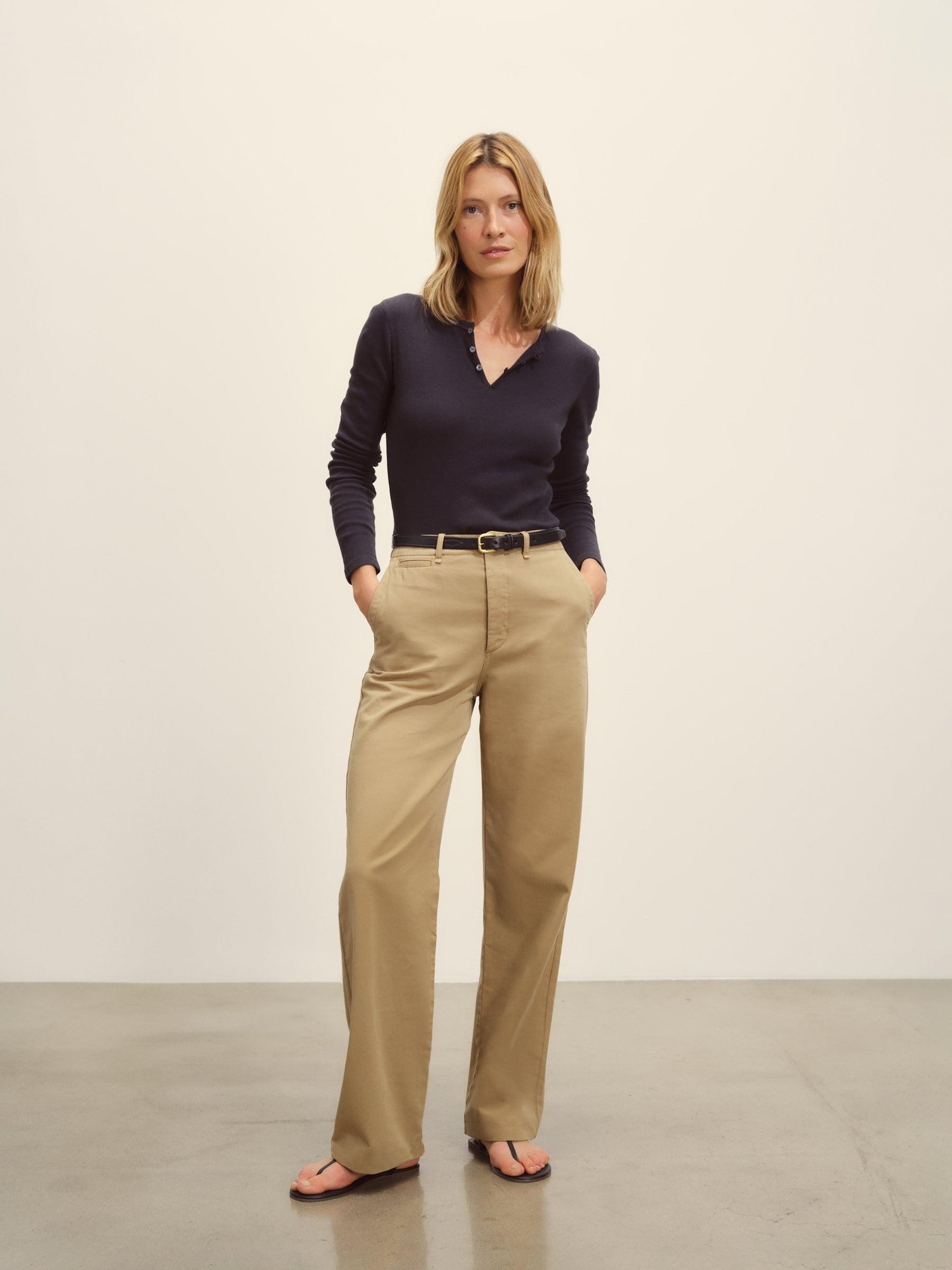 Soft Black Heirloom Rib L/S Henley Product Image