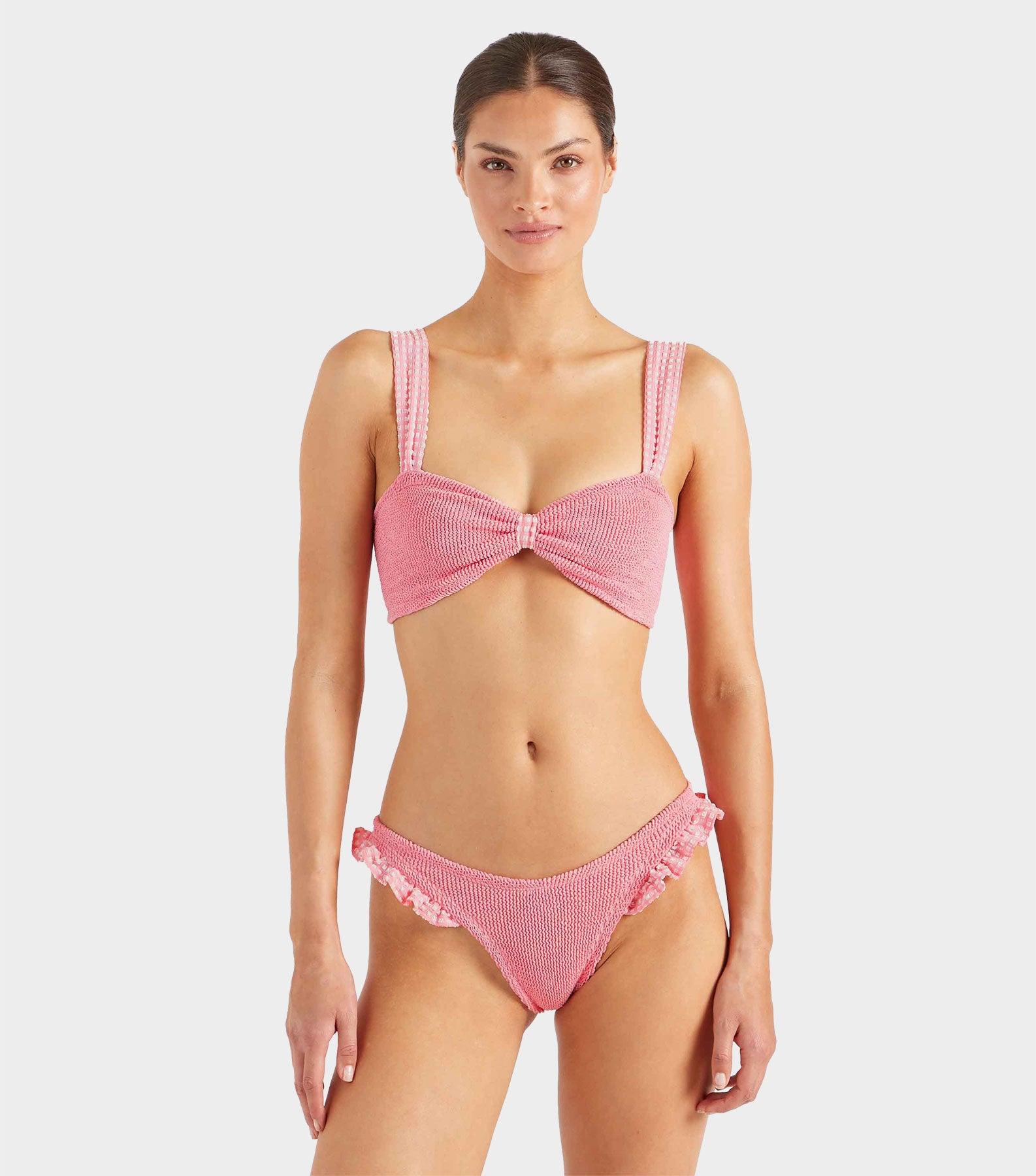 Loretta Bikini - Milkshake Gingham Product Image
