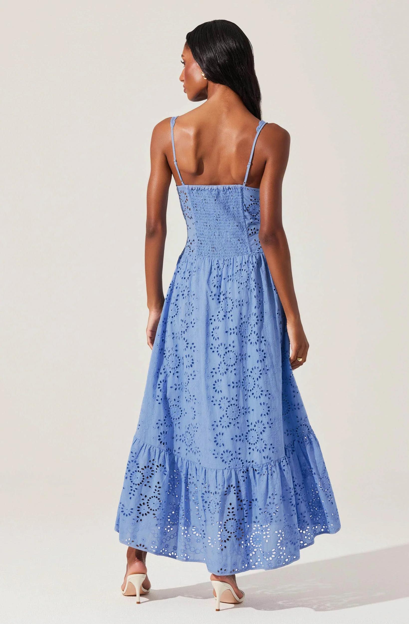 ASTR The Label | Yamila Dress | Blue Product Image