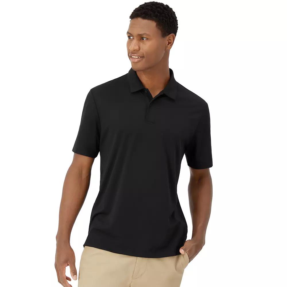 Men's Hanes Moves™ Short Sleeve Performance Polo,  Product Image