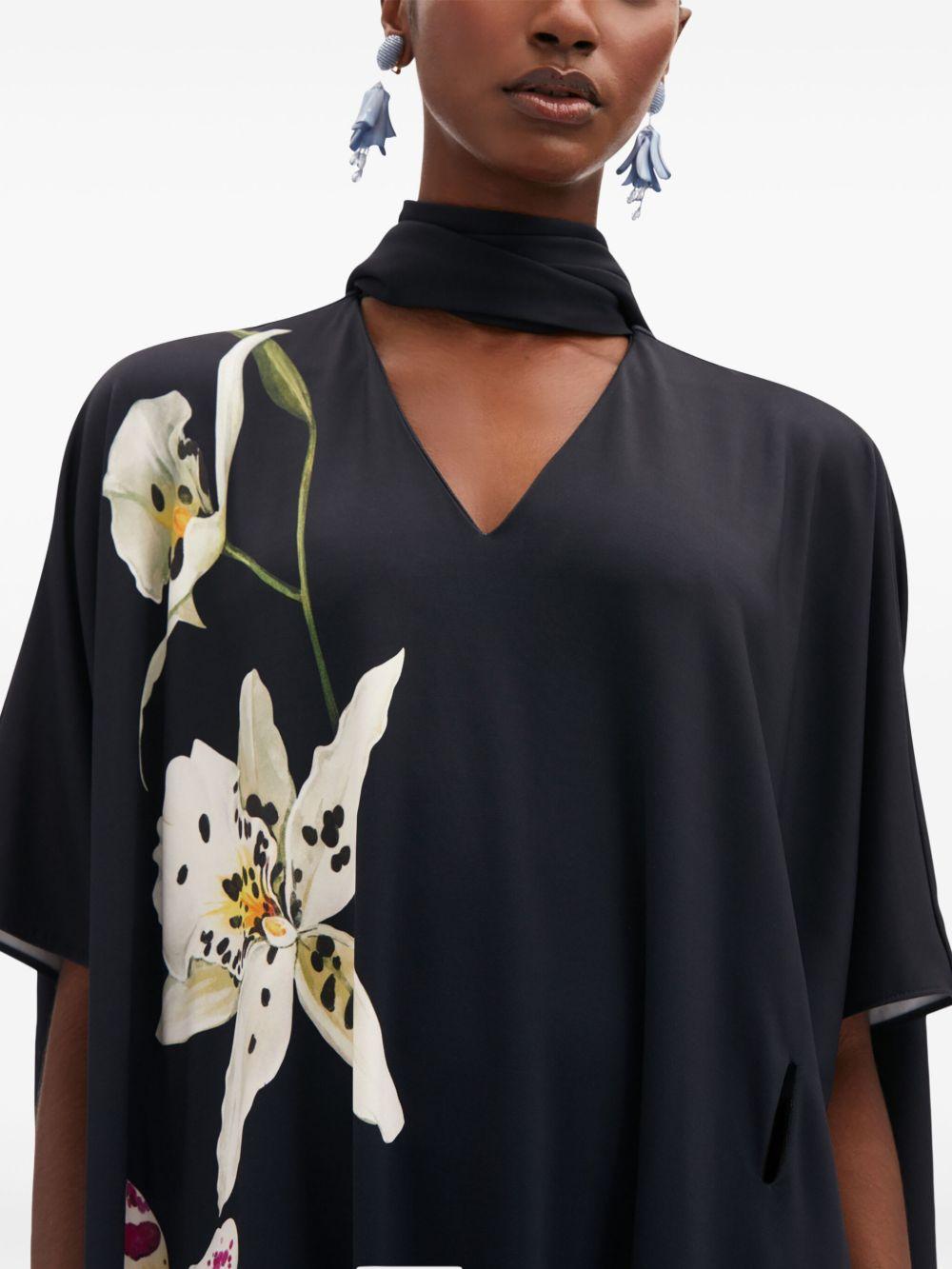 Orchid jersey kaftan Product Image