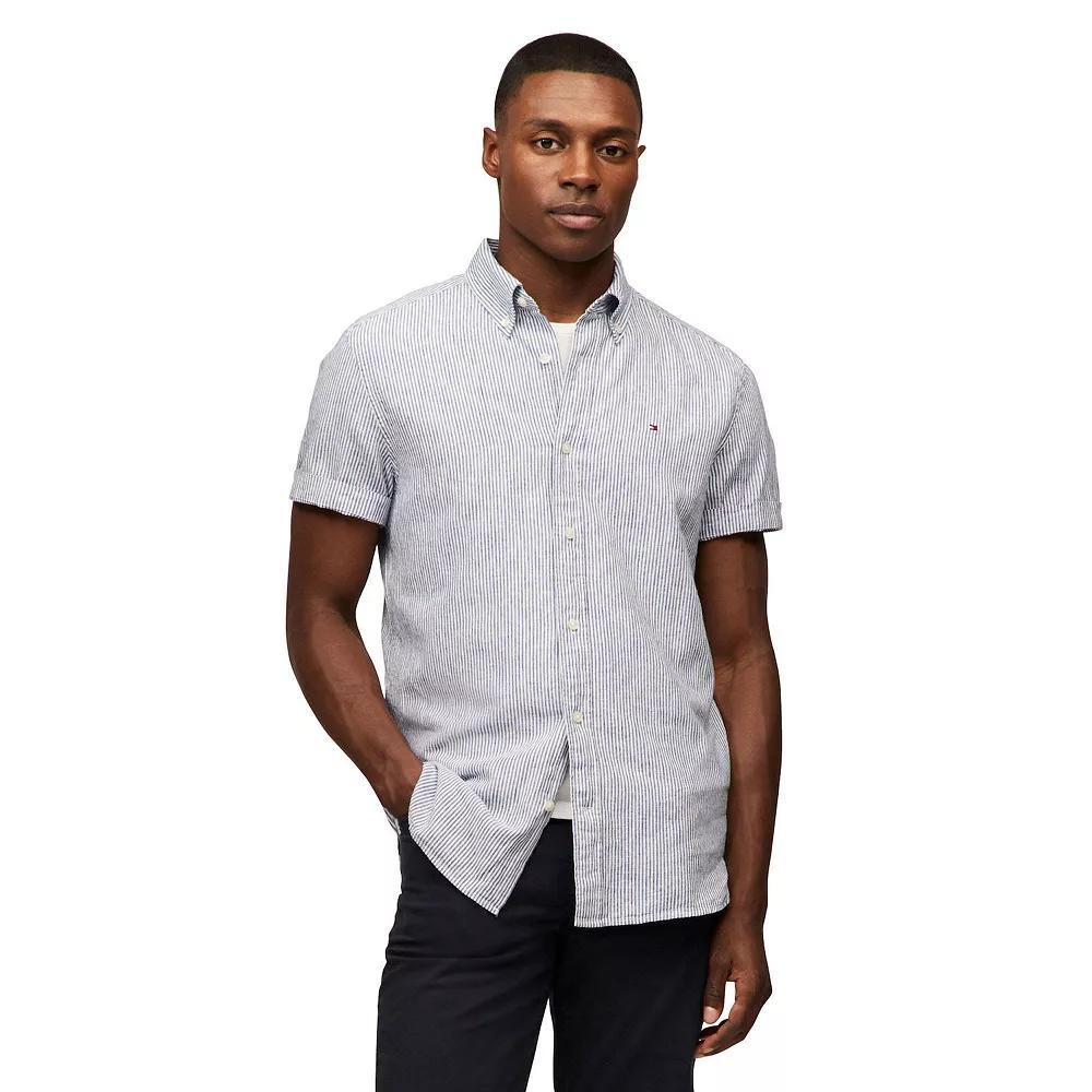Men's Tommy Hilfiger Short Sleeve Printed Shirt,  Product Image