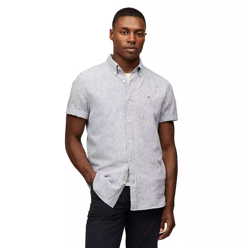 Men's Tommy Hilfiger Short Sleeve Printed Shirt,  Product Image