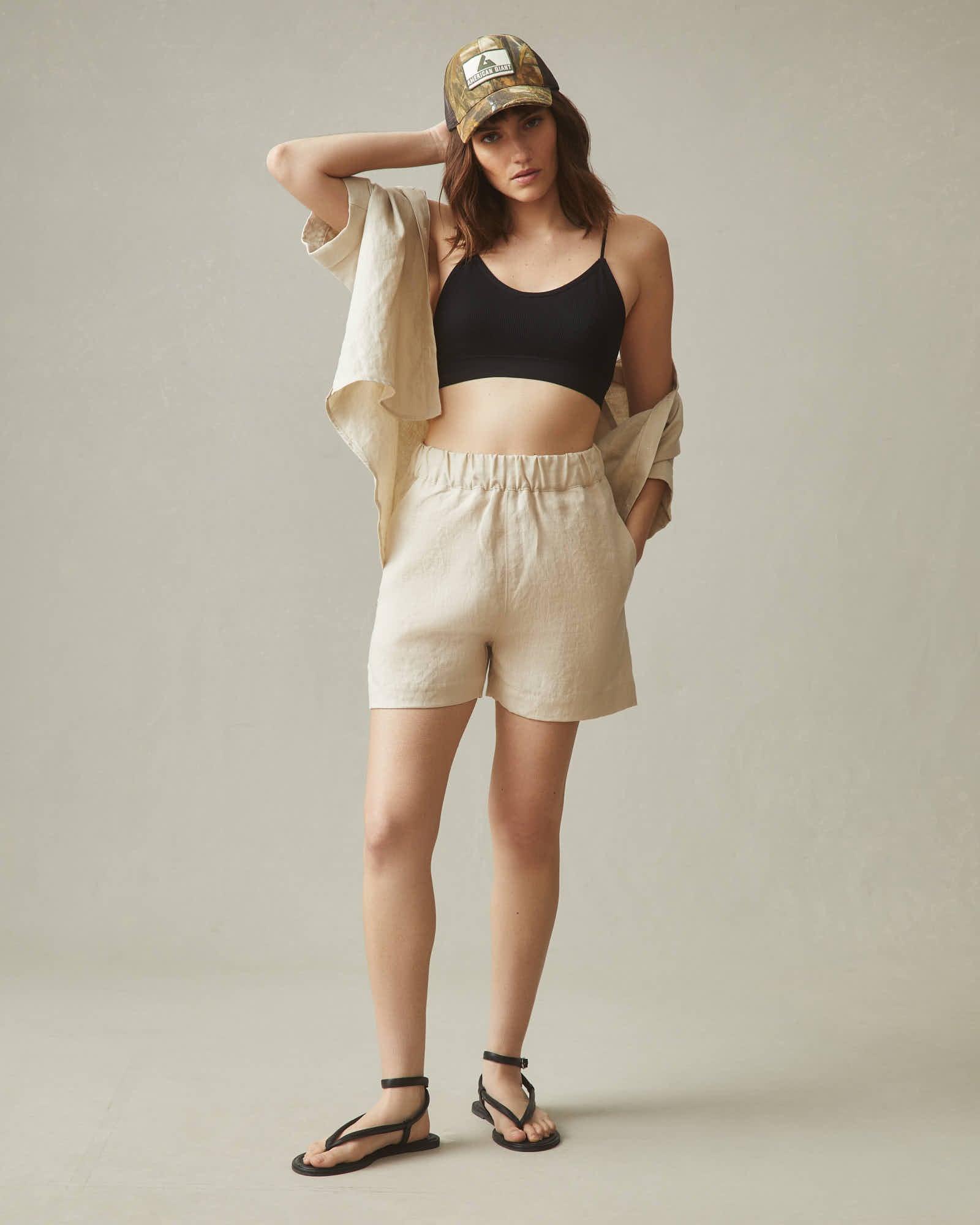Women's Linen Short - Cotton Product Image
