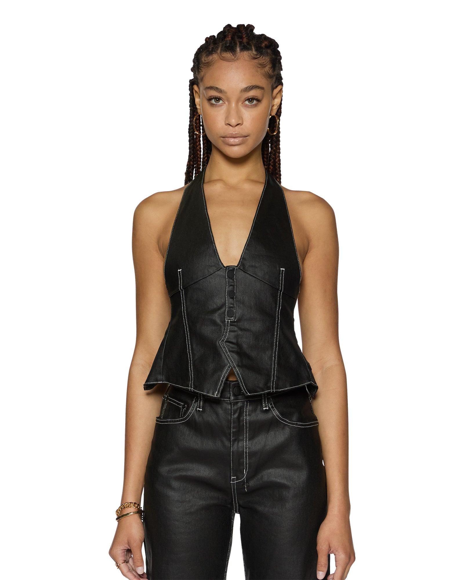 VALENTINA HALTER TOP SLICKER Female Product Image