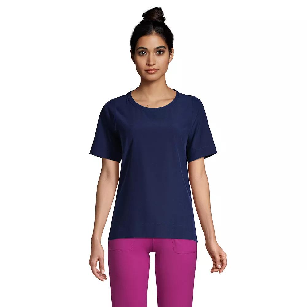 Women's Lands' End 365 Commuter Elbow-Sleeve Tunic Top,  Product Image