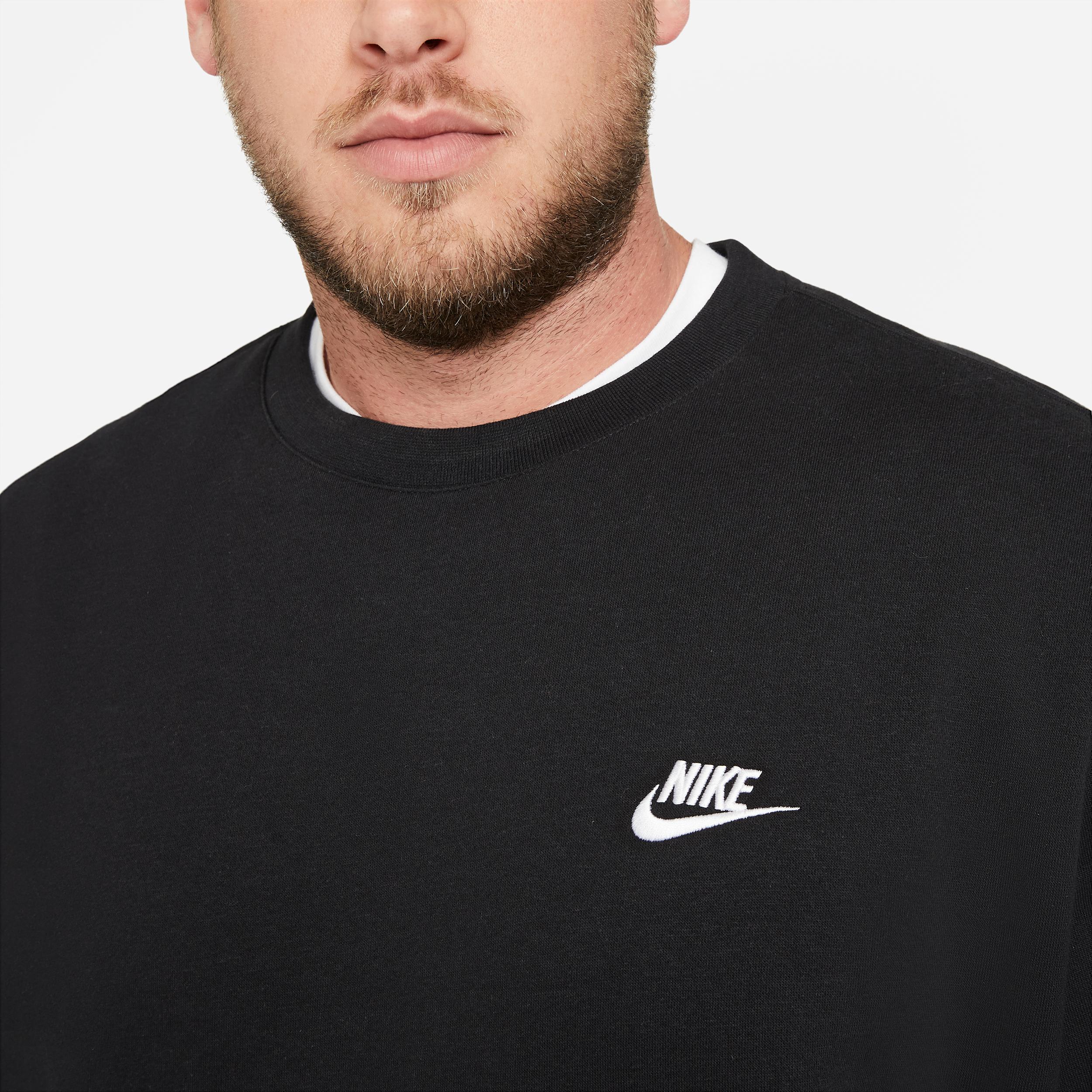 Mens Nike Sportswear Club Fleece Crew | BV2662-010 Product Image