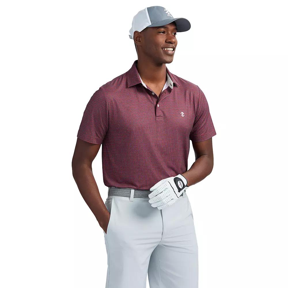 Men's IZOD Swingflex Elite Golf Short Sleeve Polo, Size: Medium, Dark Blue Product Image