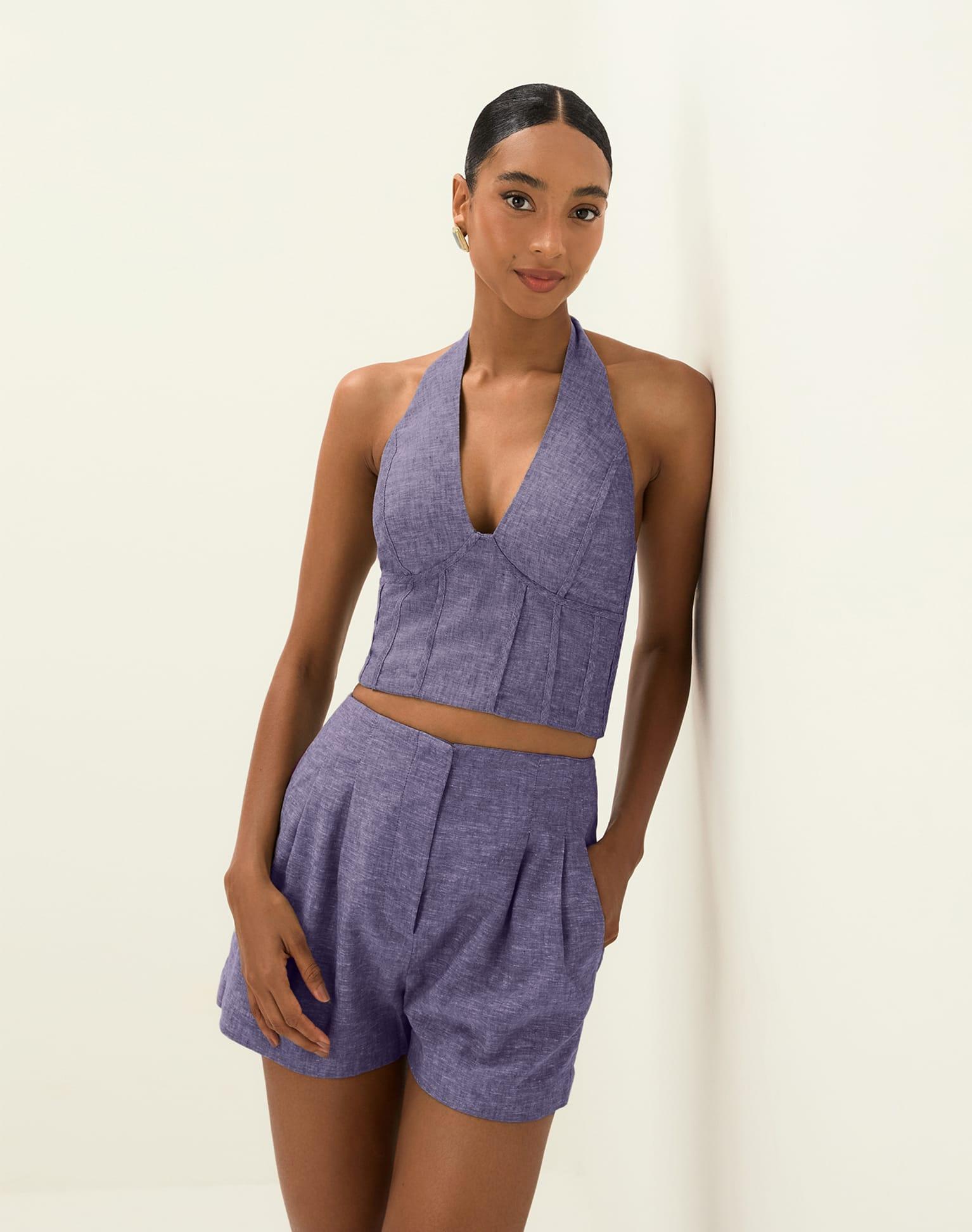 Josephine Top - Le Bleu Product Image