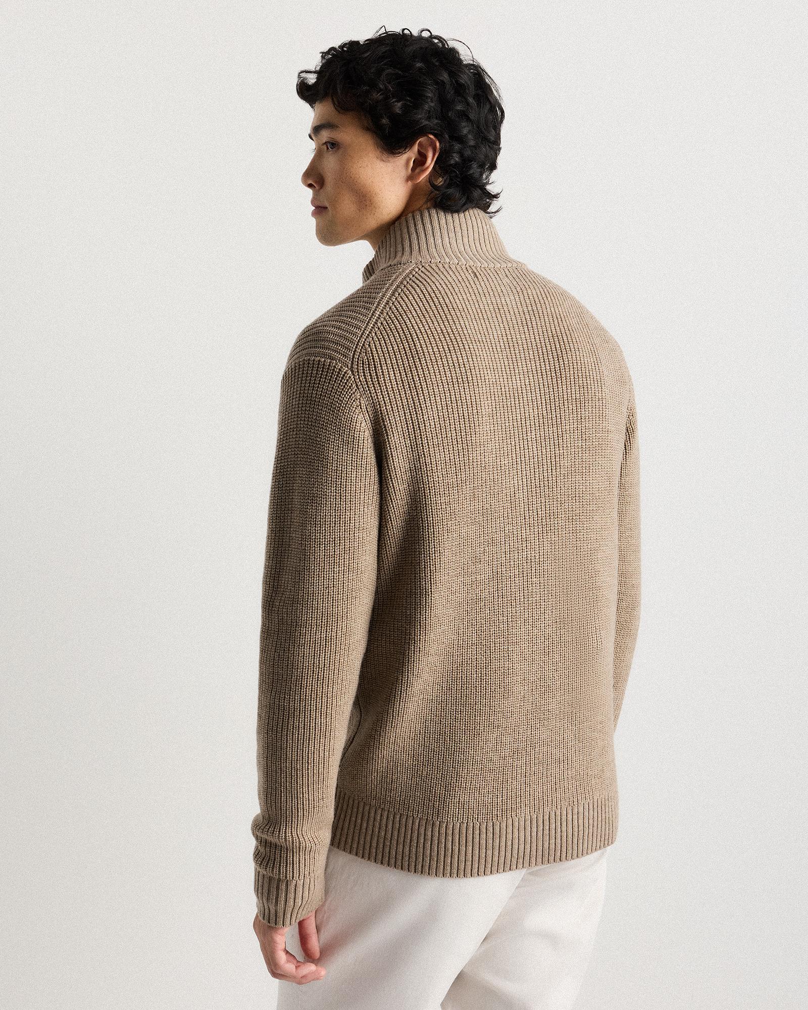 Quince | Men's Australian Merino Wool Full Zip Sweater Product Image