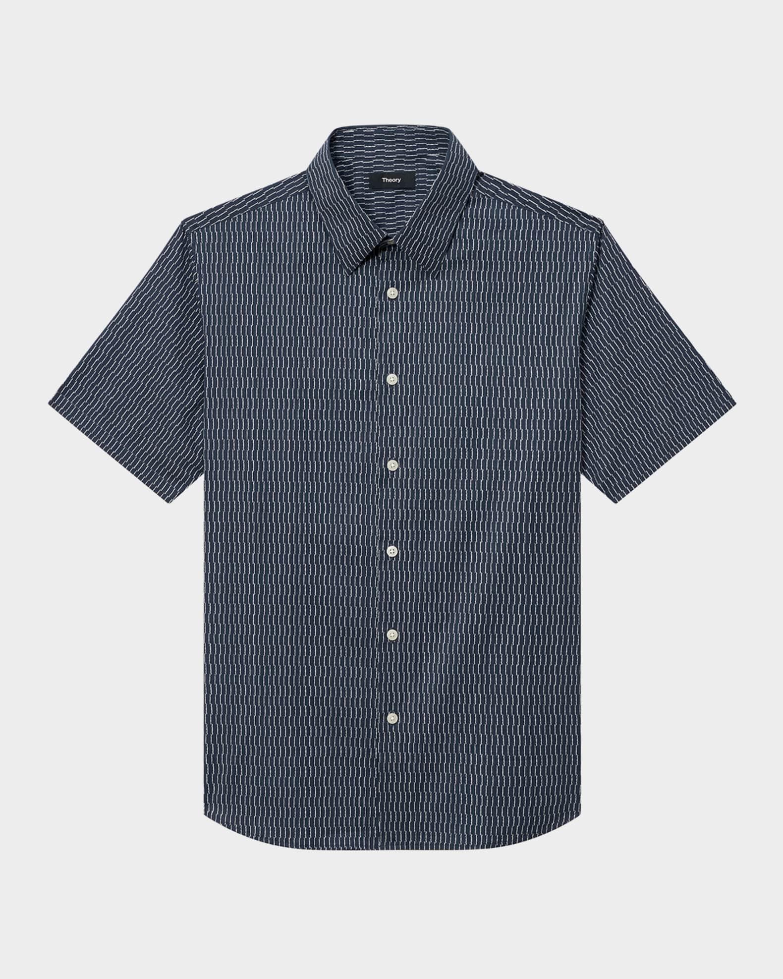 Men's Irving Abstract-Print Short-Sleeve Sport Shirt Product Image