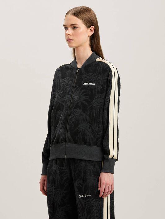 PALMS JACQUARD TRACK JKT BLACK - OFF WHI Product Image