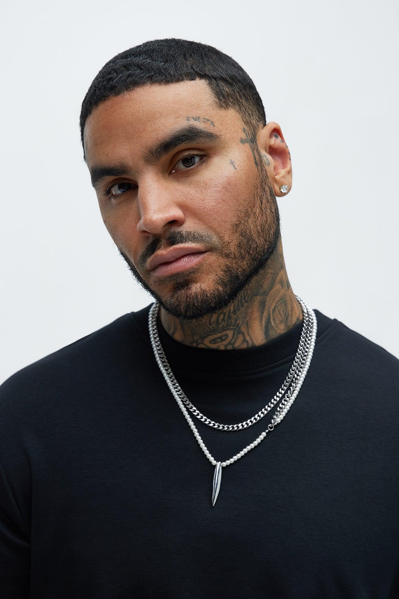 Twine Necklace Set - Silver Product Image