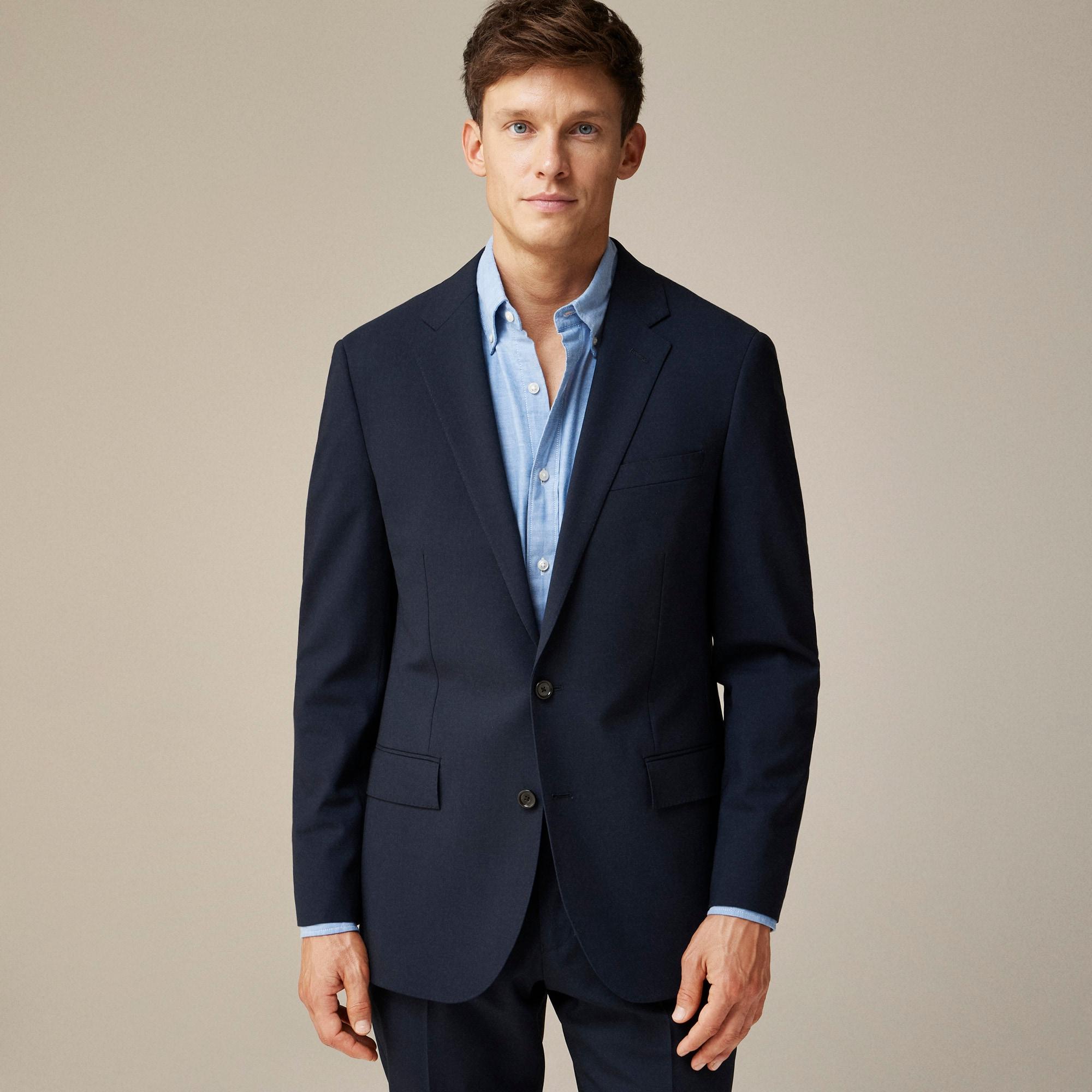 Ludlow Traveler Slim-fit suit jacket in Italian stretch wool blend Product Image