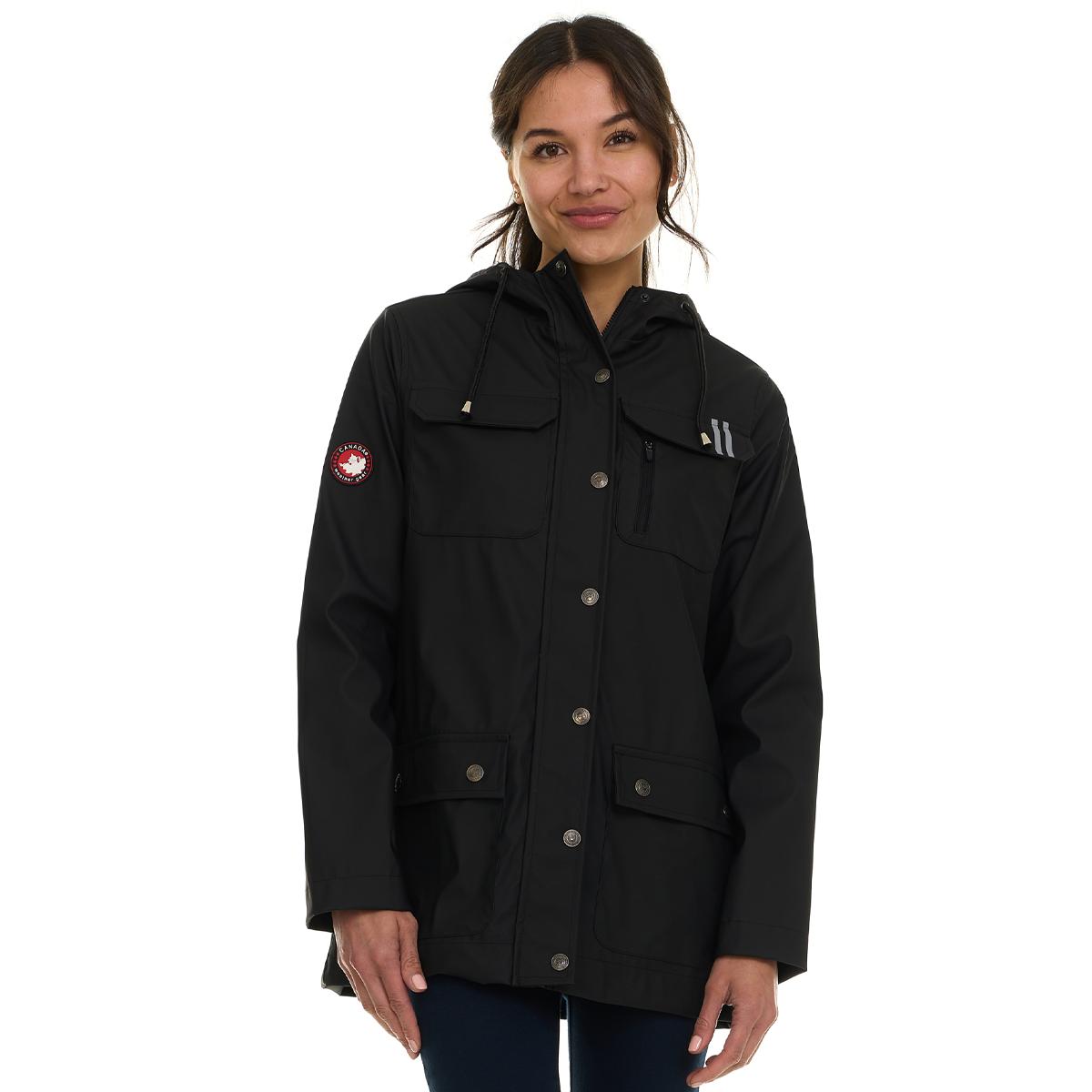 Canada Weather Gear Women's Waterproof Hooded Rain Coat Product Image