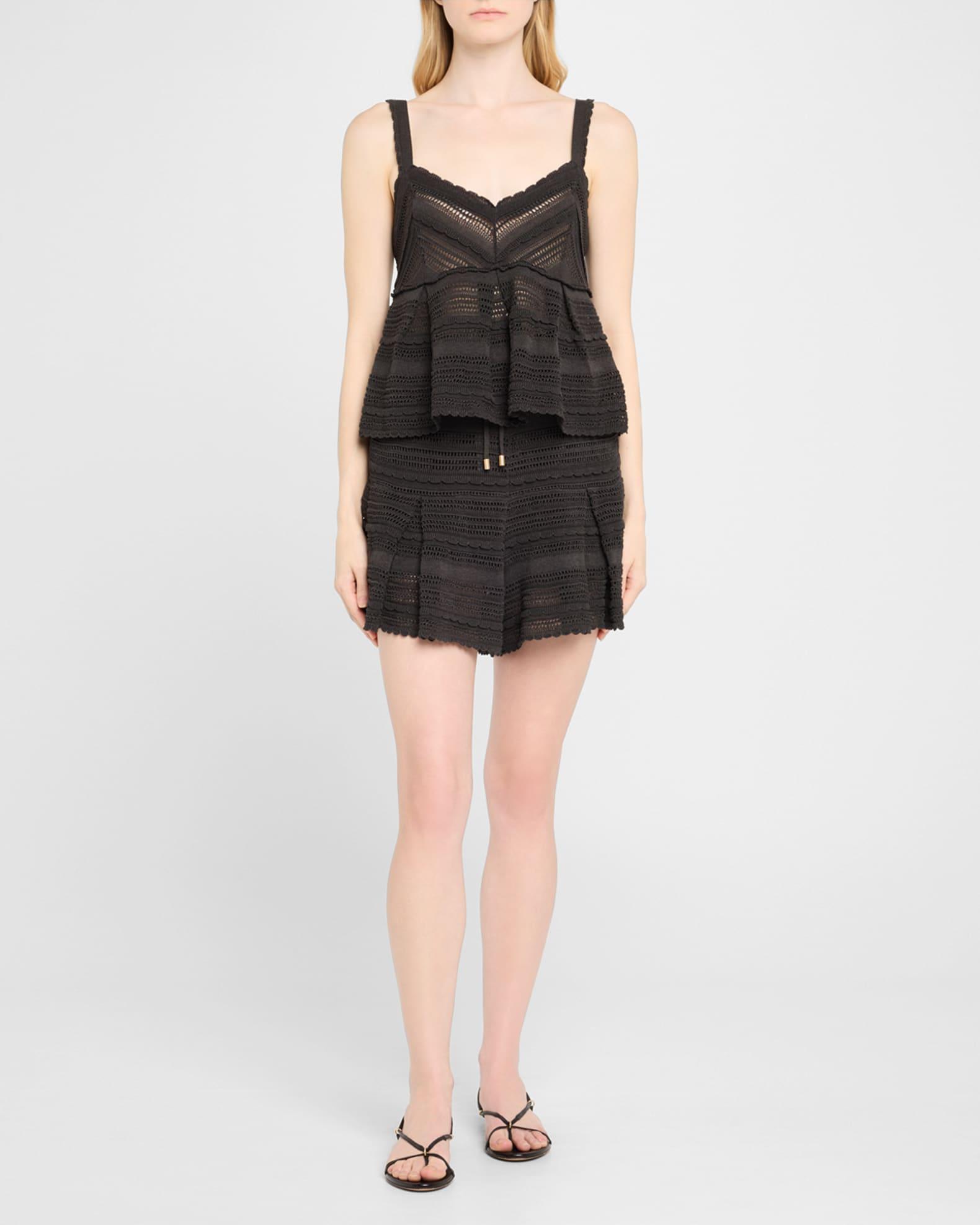 Lucky Lace Knit Shorts Product Image