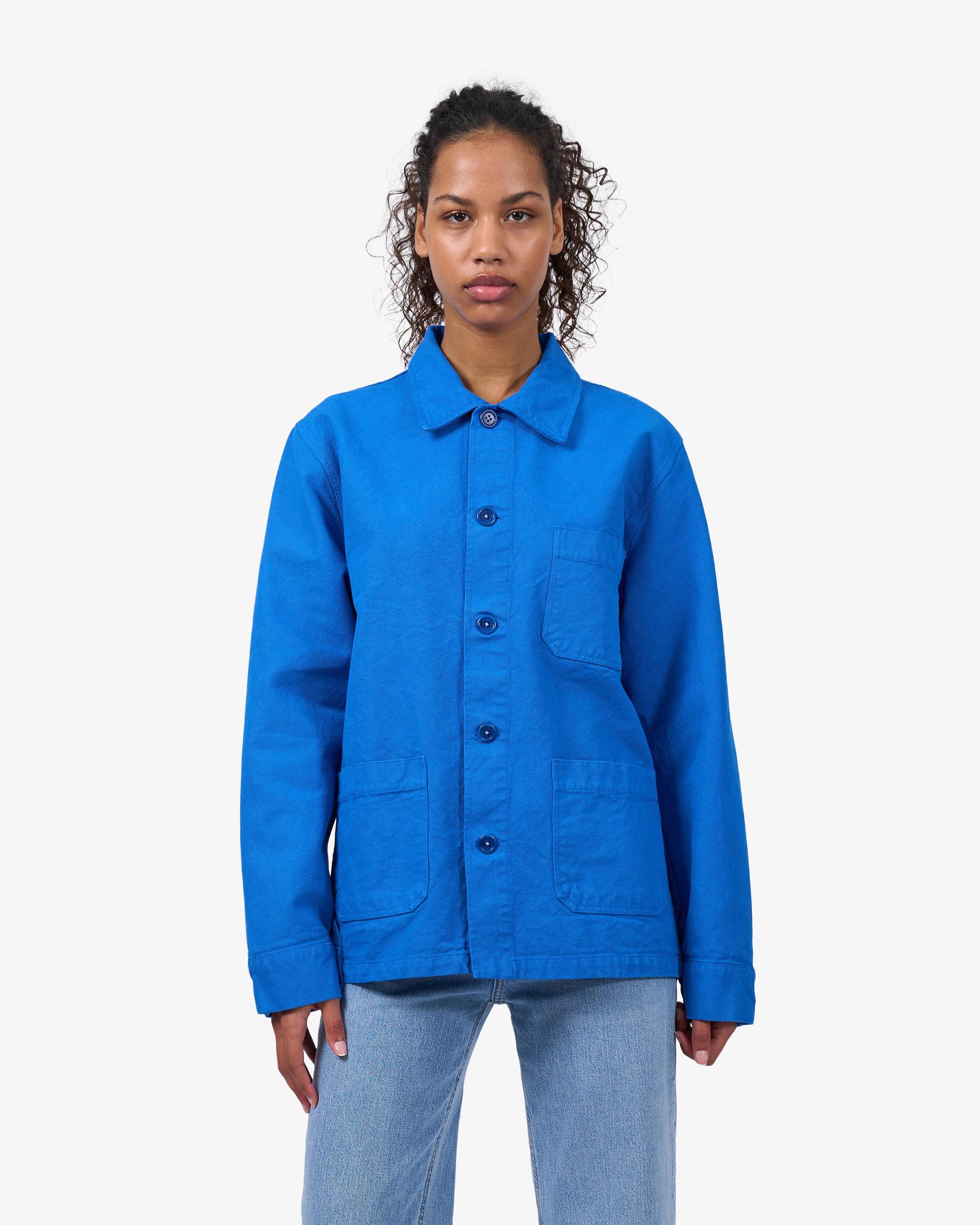 Organic Workwear Jacket - Stone Blue Product Image