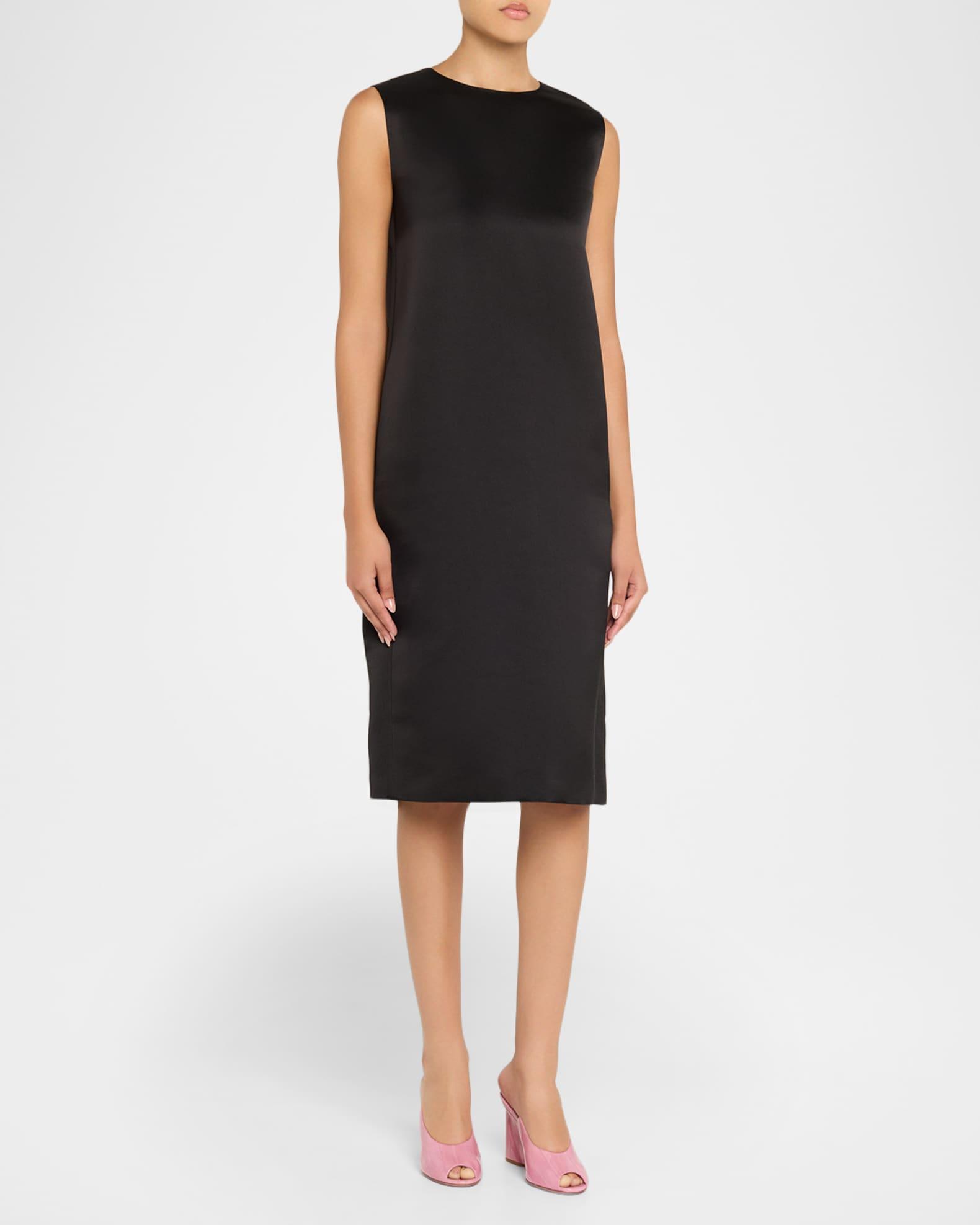 Eel Leather Peep-Toe Mules Product Image