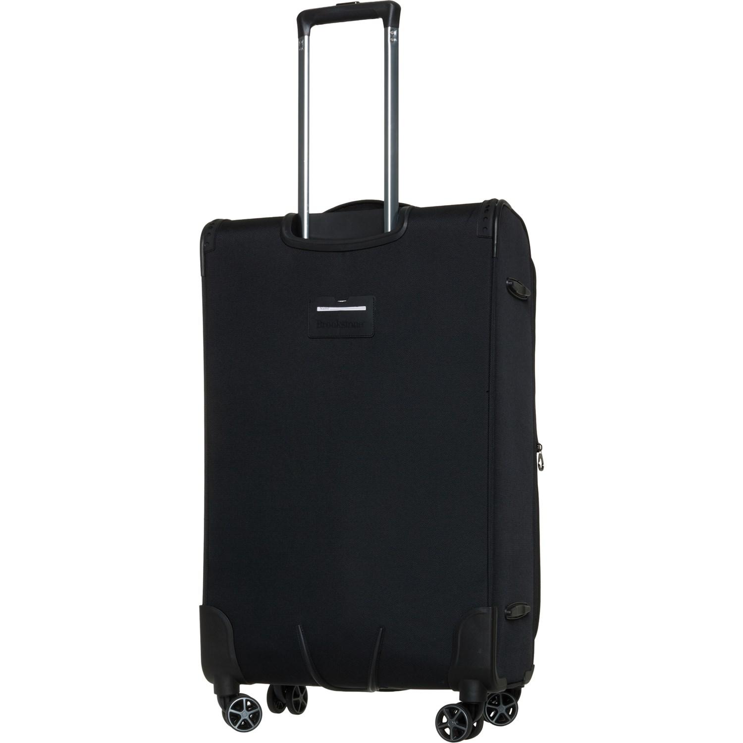 Brookstone 29” Harbor Spinner Suitcase - Softside, Expandable, Black Product Image