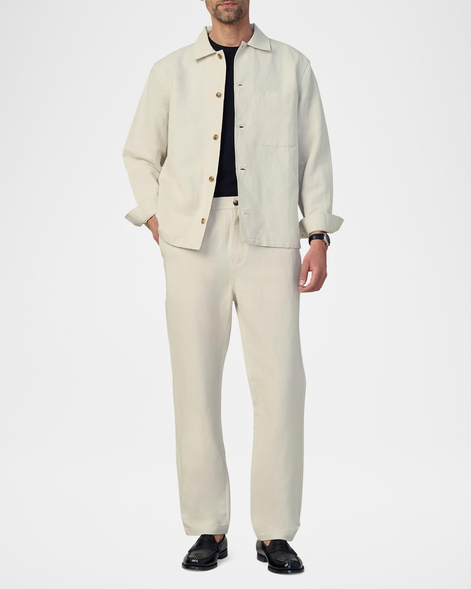 Men's Linen-Cotton Overshirt Product Image