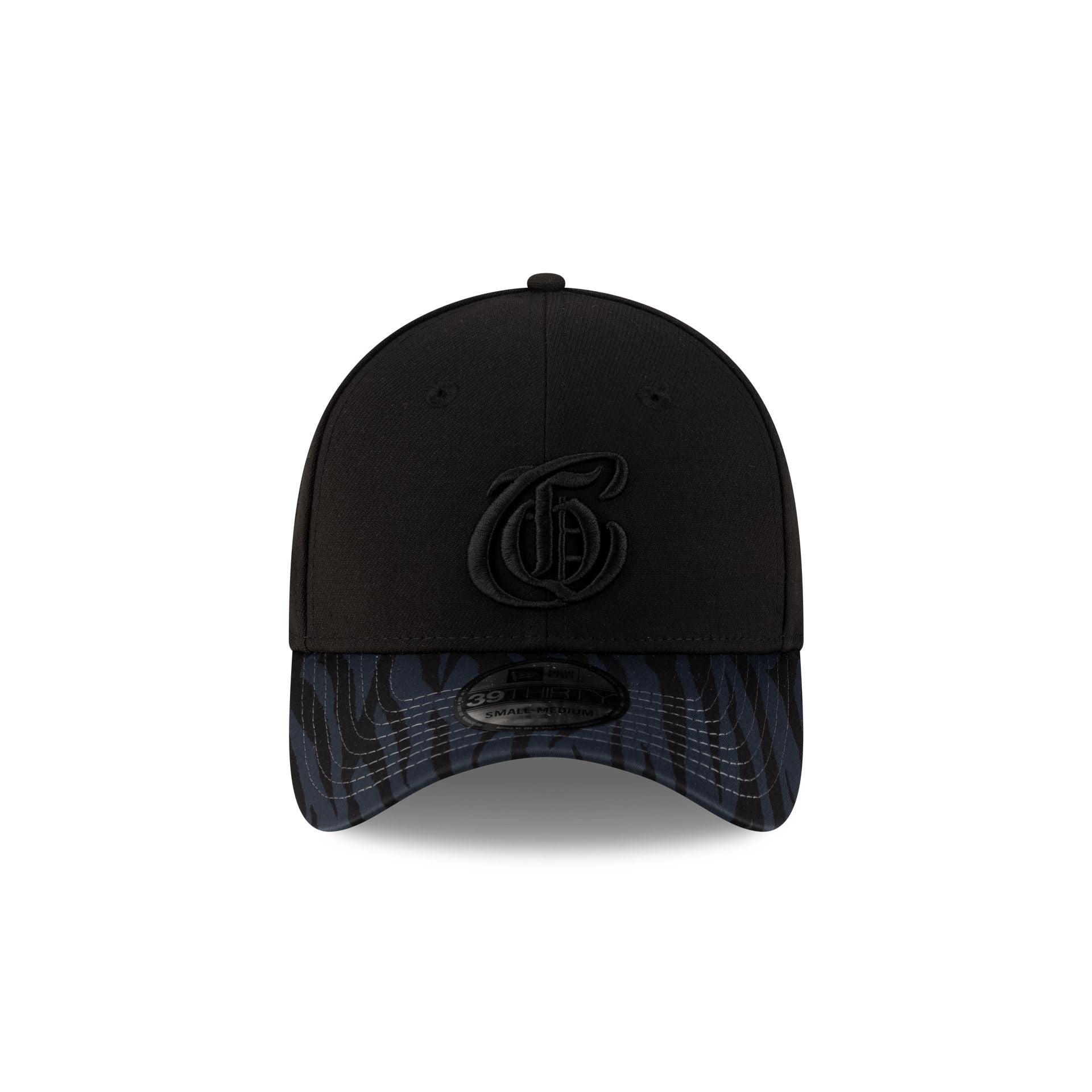 Tigres de Quintana Roo LMB 100th Anniversary Alt Black 39THIRTY Stretch Fit Hat Male Product Image