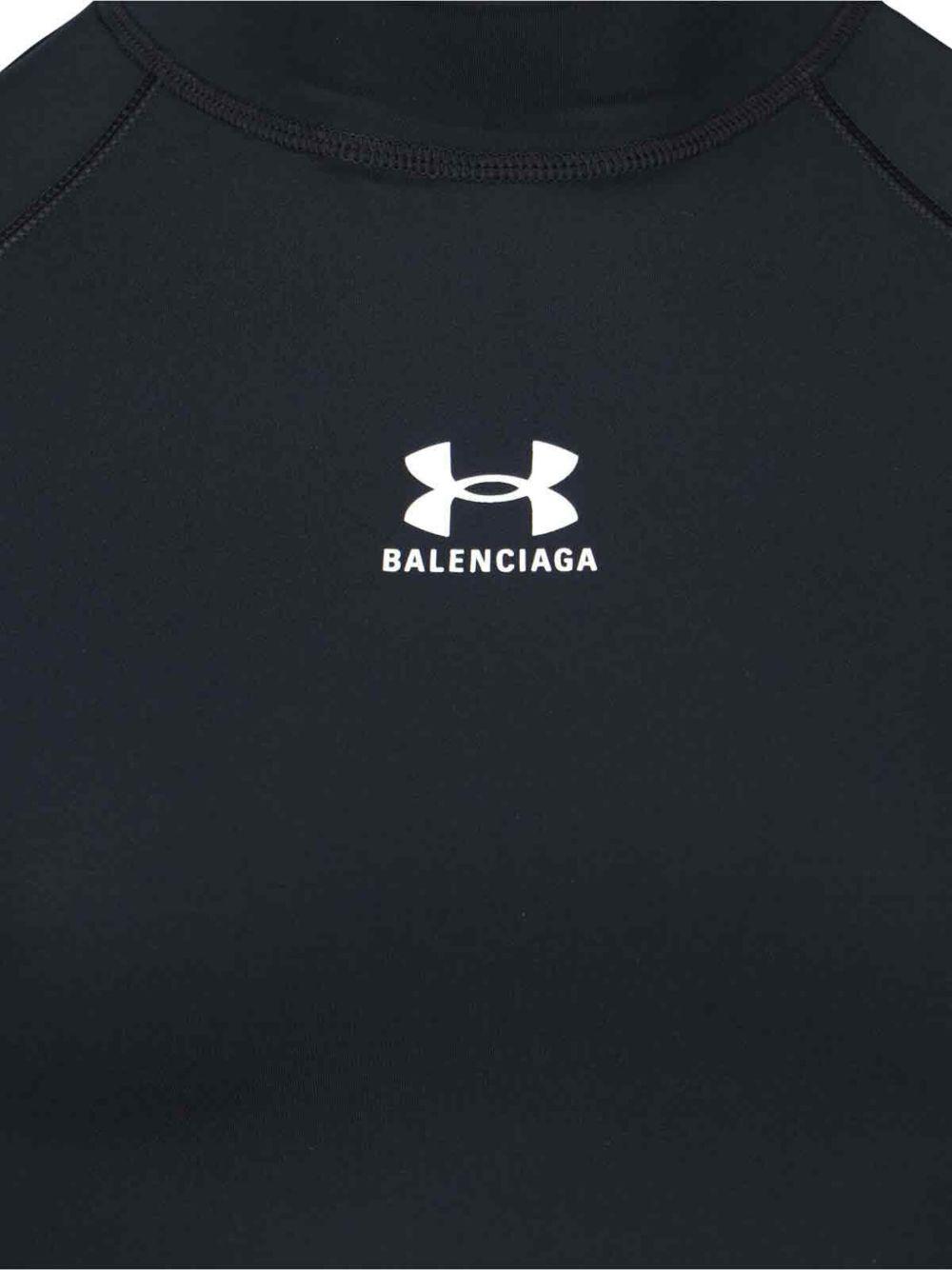 x Under Armour® mock neck T-shirt Product Image