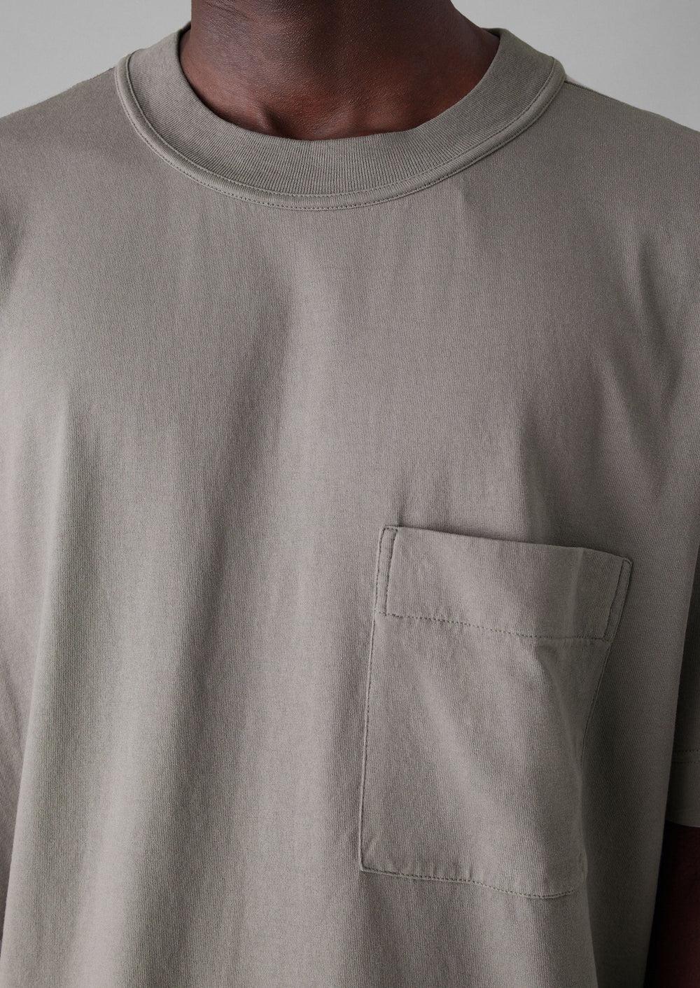 Garment Dyed Organic Cotton Tee | Dark Carbon Product Image