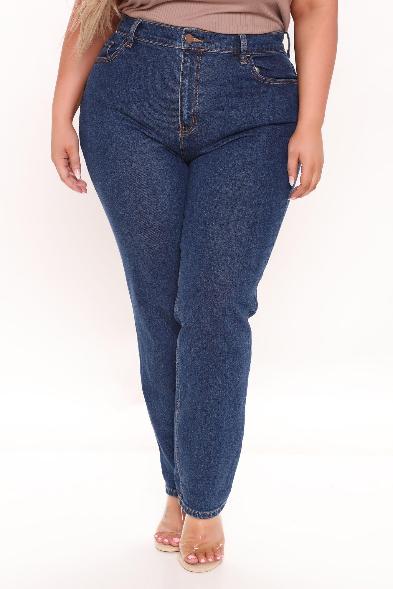 I Got It From My Mama Jeans - Dark Denim Product Image
