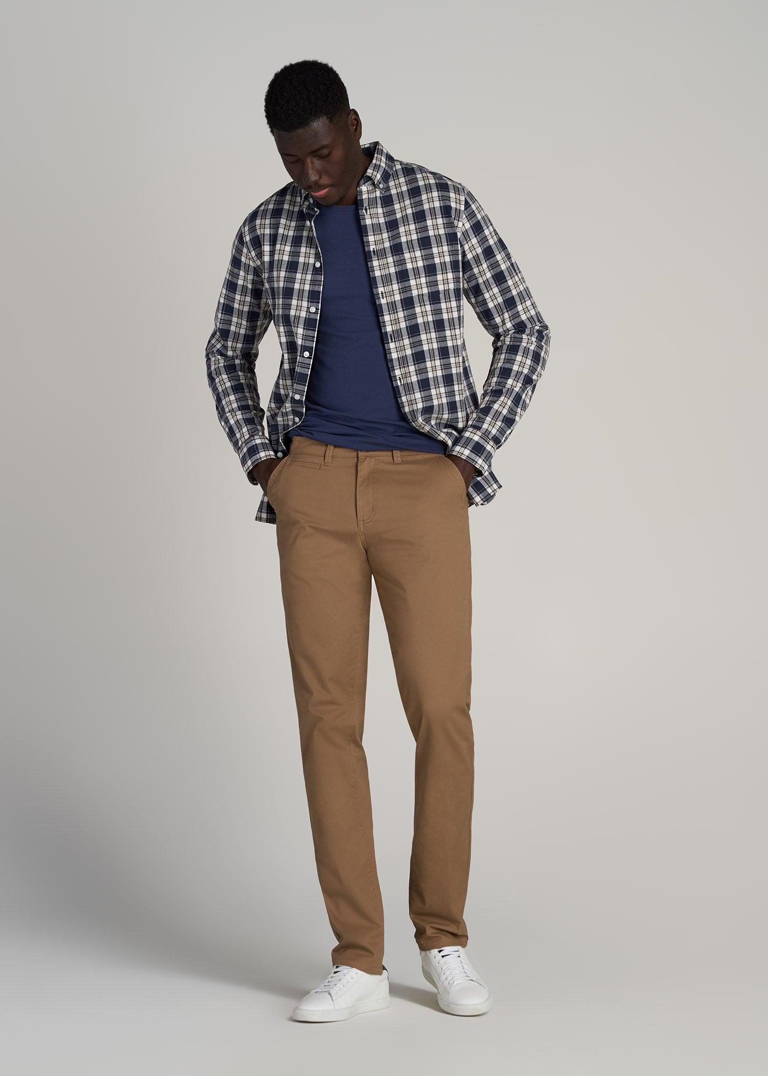 Carman TAPERED Chinos for Tall Men in Black Male Product Image