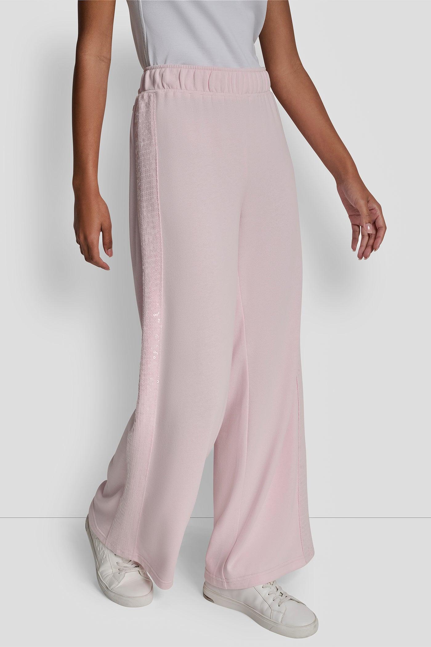 SEQUIN STRIPE WIDE LEG PANT Product Image